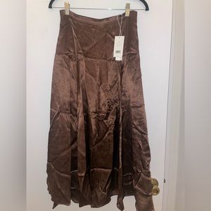 Vince brown skirt (needs to be steamed)